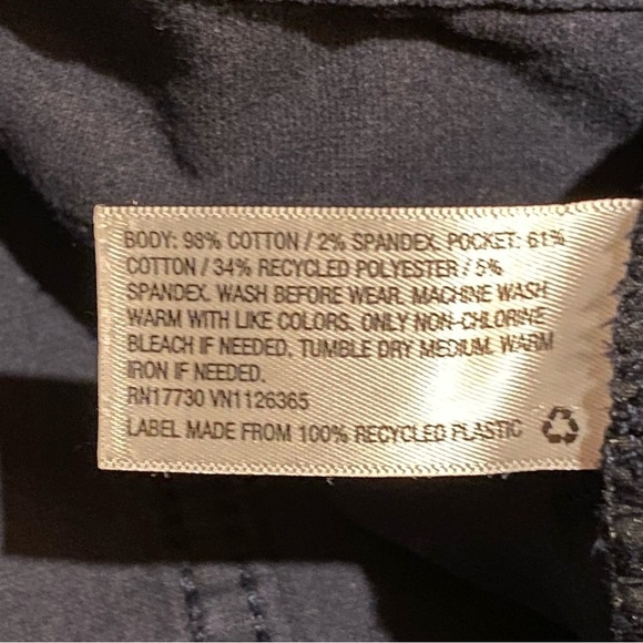 Universal Thread High Rise Dark Navy Blue Velveteen Pants Women's 8 - Picture 7 of 7